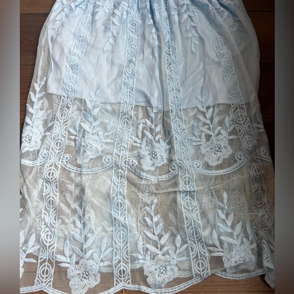 NWOT Spaghetti Strap Lace Boho Dress - Picture 5 of 6